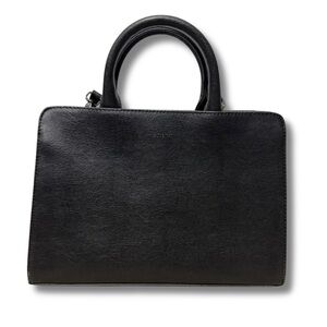 MATT + NAT Vegan Satchell Bag, Black